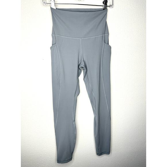 Lululemon Gray High-Rise Pocketed Pants 4 - Picture 1 of 10